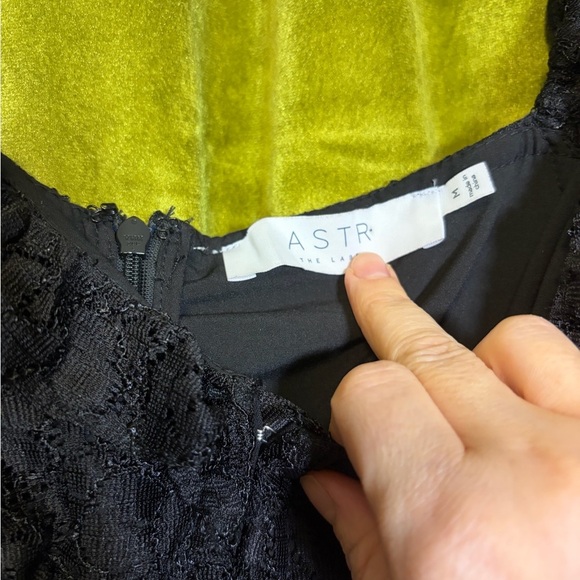NWT ASTR the Label Black Corset Chrisley Mini Dress. Size Medium. Retail $148. - Picture 3 of 9